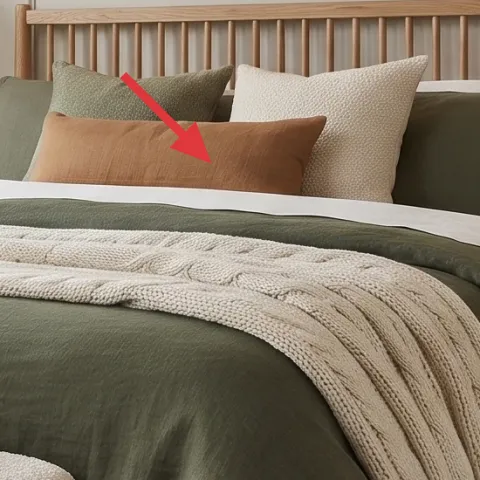 green pillow