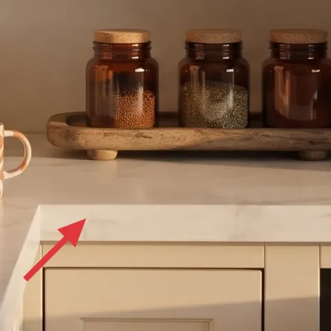 decorative ceramic mugs on the counter