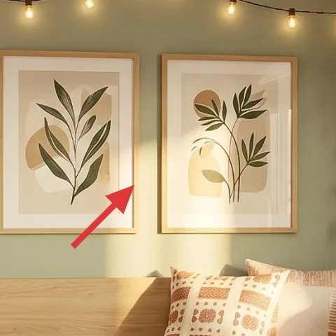 framed botanical print
