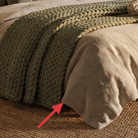 large knitted throw blanket