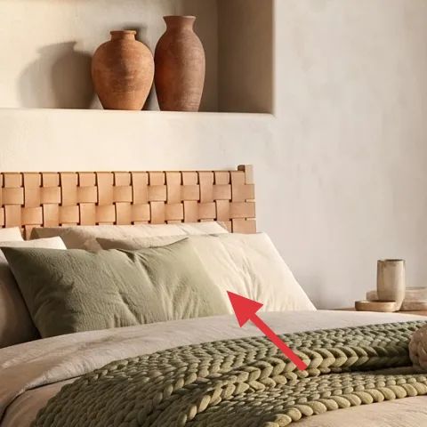 sage green accent pillows