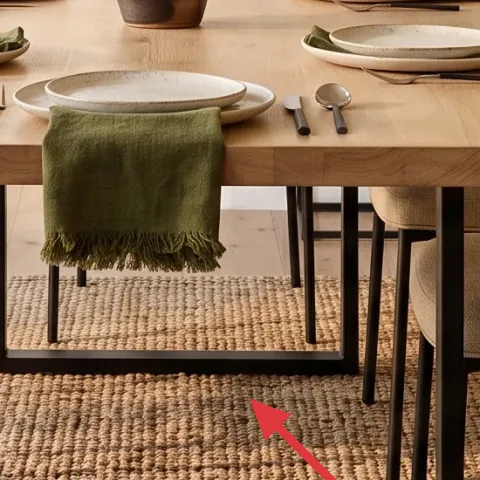 Woven area rug