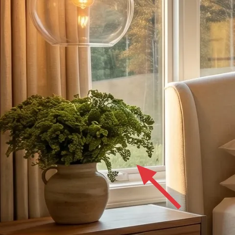 potted tree and vase