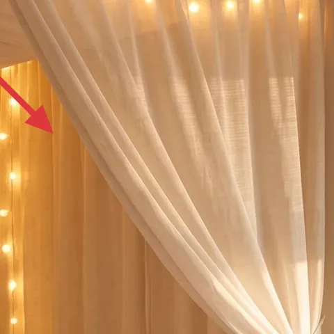 Warm white string lights