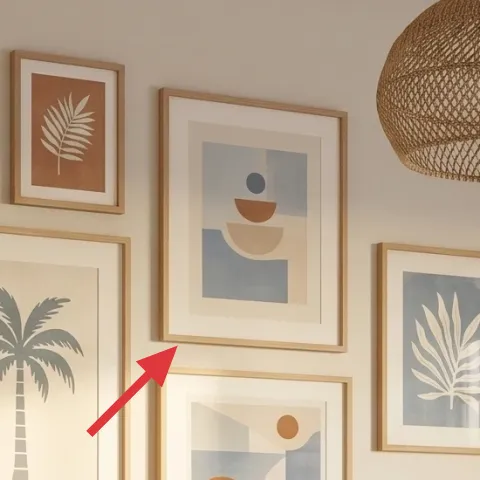 framed botanical art print