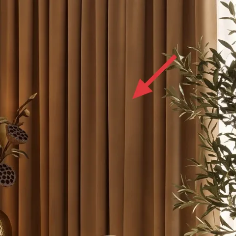 floor-length curtains