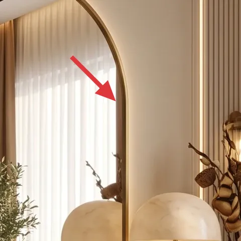 round wall mirror