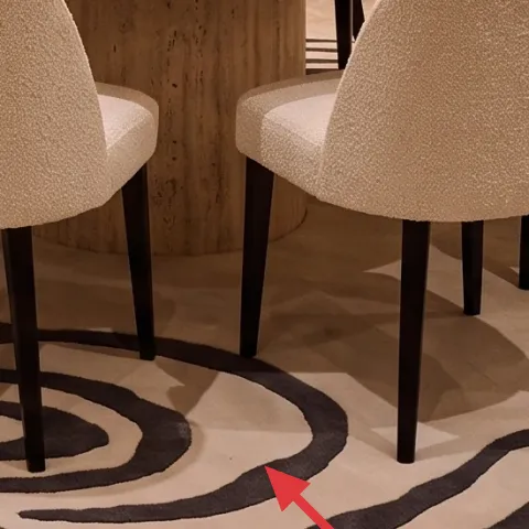 zebra striped area rug