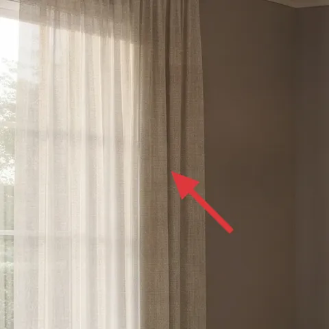curtain panels sheer beige layers