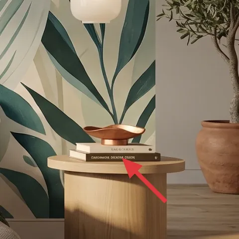 decorative tray with decorative books