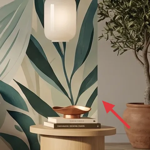 terracotta plant pot (for leafy plant)