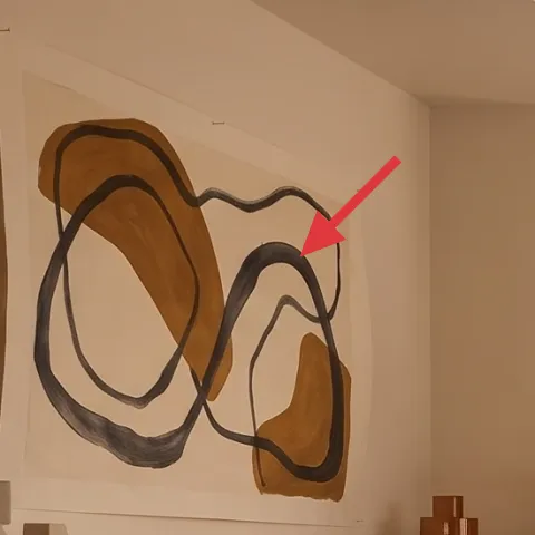 Framed abstract wall art