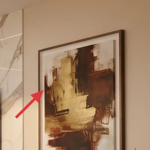 framed abstract wall art
