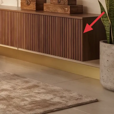 snake plant in concrete-style pot