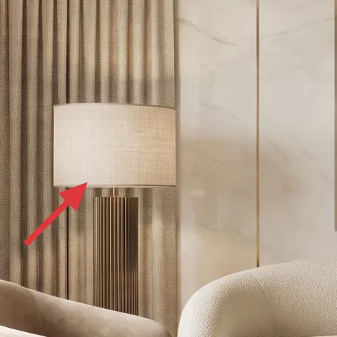 curtain panel pair (tan)