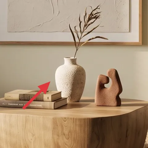 decorative book stack