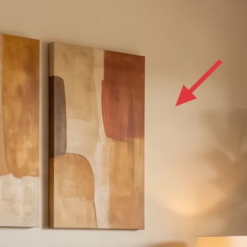 Abstract wall art canvas (one panel)