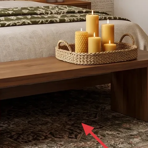 large patterned area rug