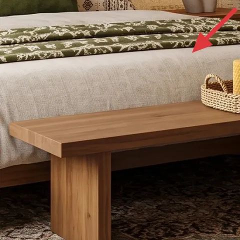 woven tray with stacked candles