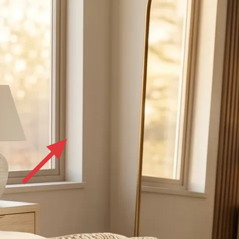 table lamp with beige fabric shade