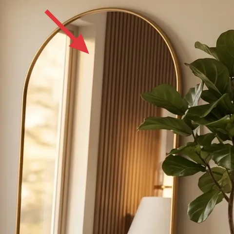 arch floor mirror