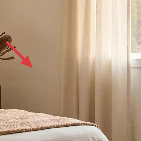 beige-shade table lamp