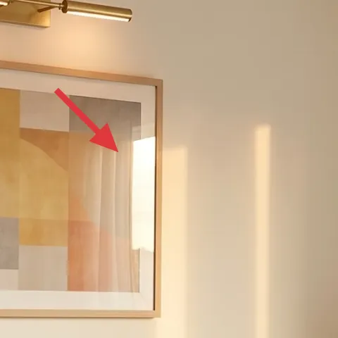 framed abstract wall art print (DIY)