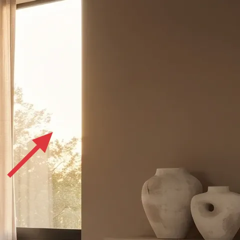curtain panels (beige/cream pair)