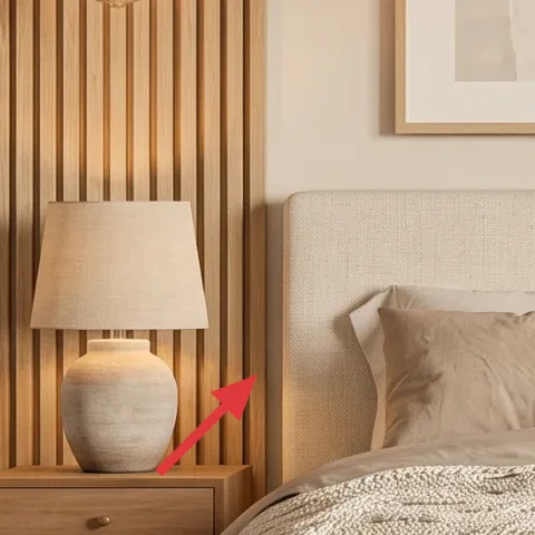 matching wood nightstands (pair)