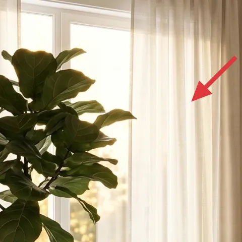 cream curtain panels