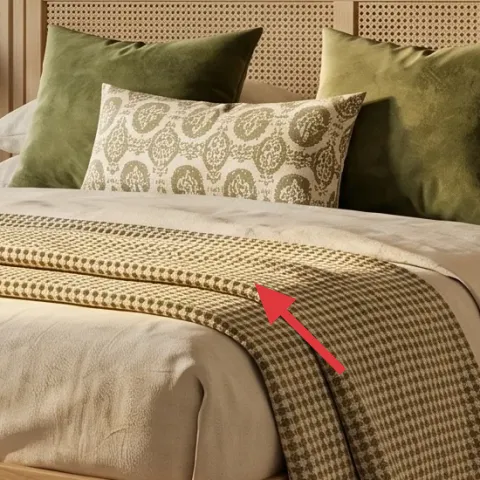 patterned throw blanket
