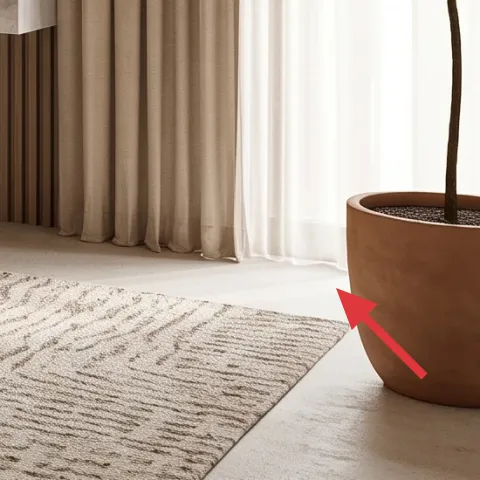 large potted indoor plant