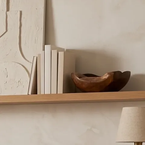 ceramic vase with dried pampas grass